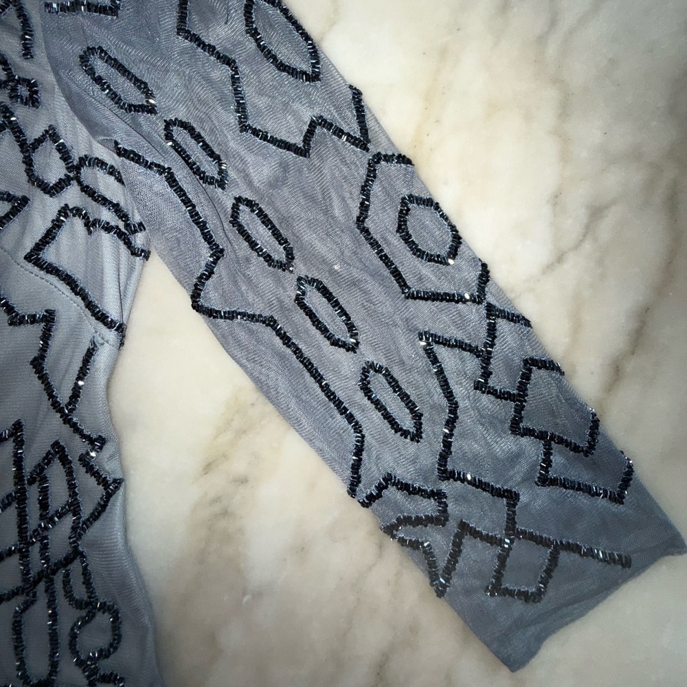 Adrianna Papell Abstract Motif Sheath Dress - Picture 5 of 15